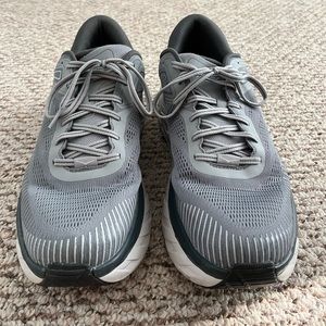 HOKA ONE ONE, Bondi 7, WILD DOVE/DARK SHADOW, 13, Men’s